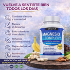 Magnesio Complex ⚡💊 (600MG - 60 cápsulas) 💪 Recupera tu energía, calma tu mente y duerme profundo