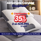 Almohada Cervical DeepRest™ 😴✨ Alineación Cervical y Noches Sin Dolor